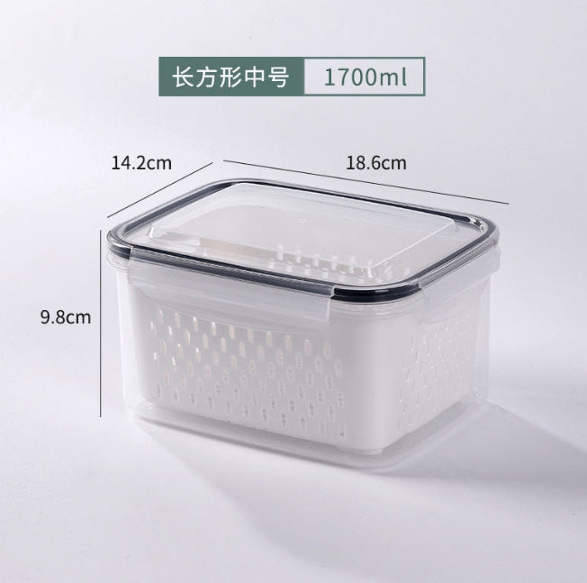 Fridge Food Storage Container Organizer