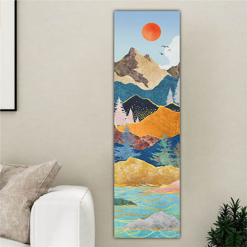 Customized Watercolor Wall Art Gallery Wrap Digital Picture Paintings Stretched Canvas Home Decor Canvas Art Printed Wholesale