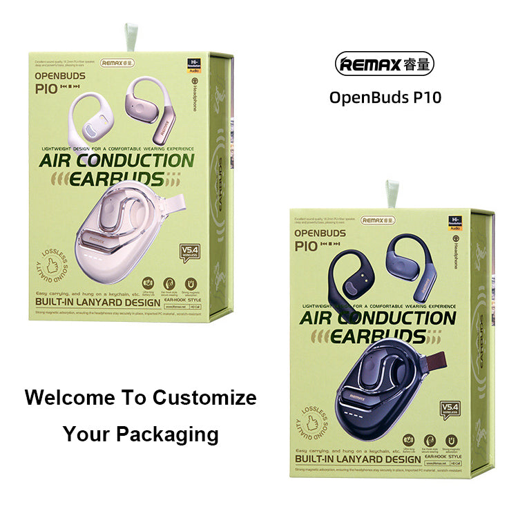 REMAX Open Ear Earbuds Waterproof Over Ear Buds OWS Air Conduction Earbuds Sports Wireless Gaming Tws Earphones Headphones