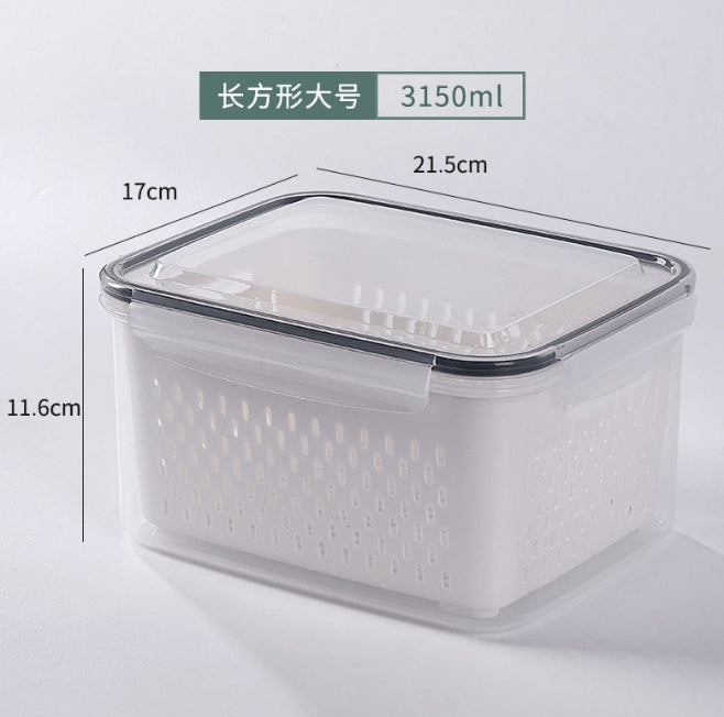 Fridge Food Storage Container Organizer