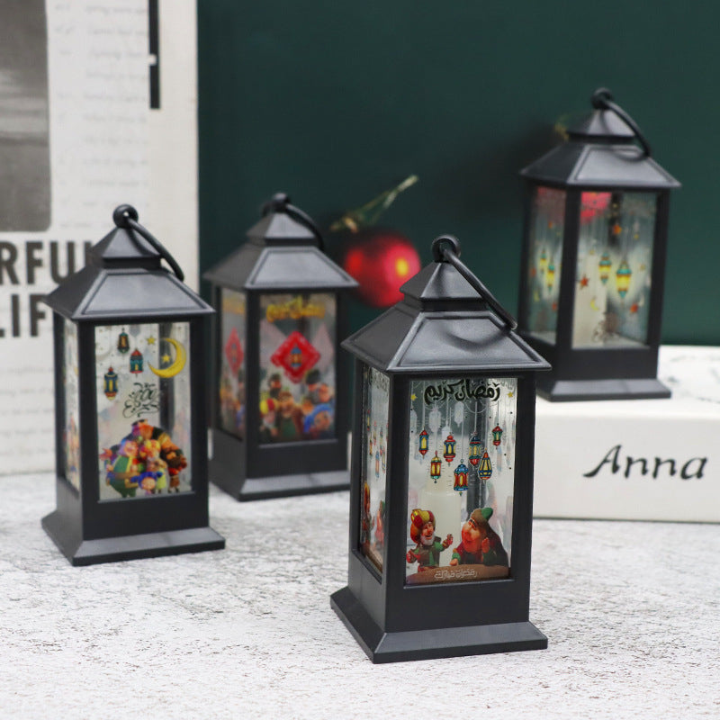 Mini LED Light Ornaments for Christmas Party Tabletop Decoration and Gift Xmas Crafts Holiday Supplies