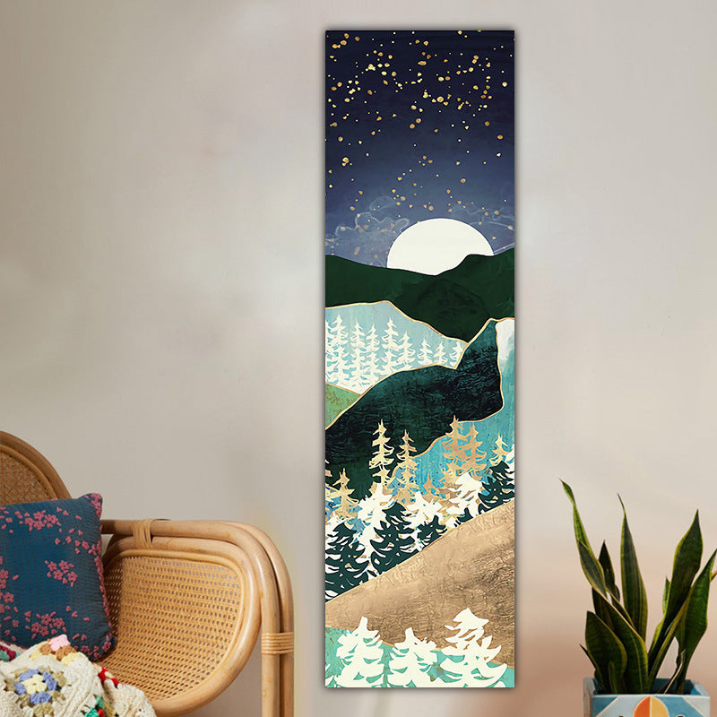 Customized Watercolor Wall Art Gallery Wrap Digital Picture Paintings Stretched Canvas Home Decor Canvas Art Printed Wholesale