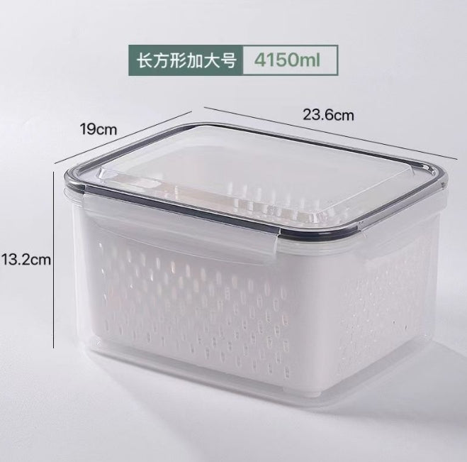 Fridge Food Storage Container Organizer