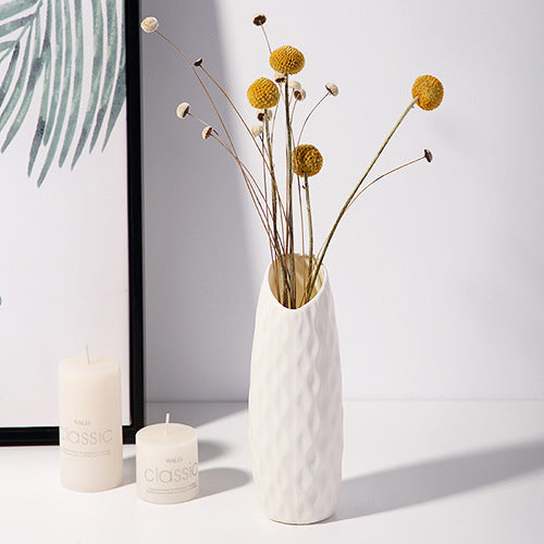 Home Decorative Plastic Nordic Vases Flower Arrangements Dry Wet Flower Vases