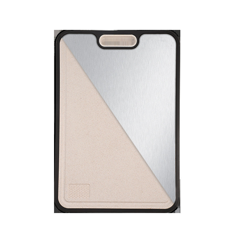 Customized Anti-Mold Stainless Steel and Pure Titanium Double-Sided Kitchen Chopping Board Household Fruit Food Cutting Board