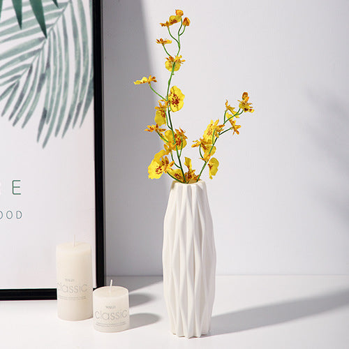 Home Decorative Plastic Nordic Vases Flower Arrangements Dry Wet Flower Vases