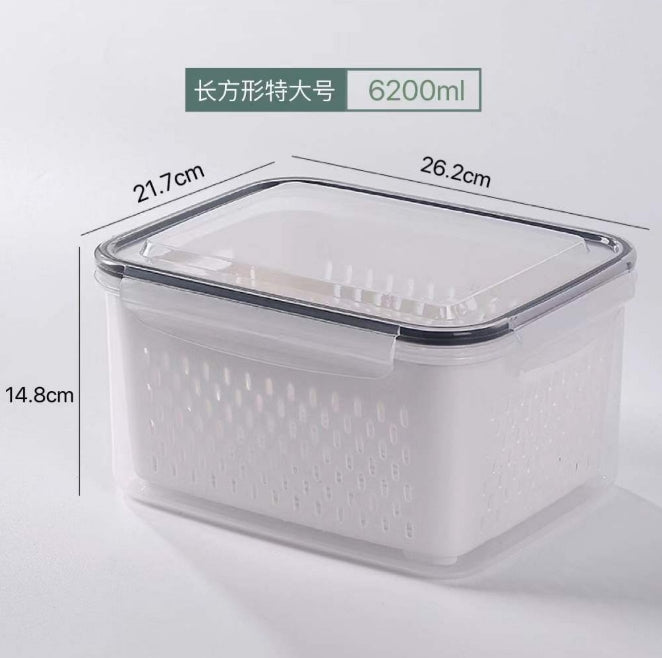 Fridge Food Storage Container Organizer