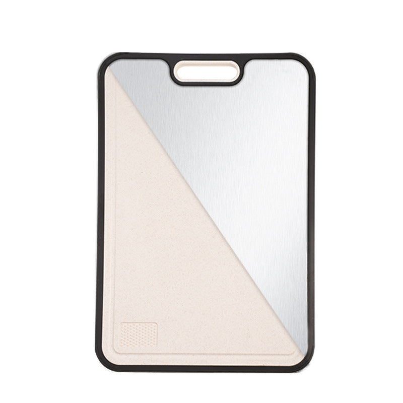 Customized Anti-Mold Stainless Steel and Pure Titanium Double-Sided Kitchen Chopping Board Household Fruit Food Cutting Board
