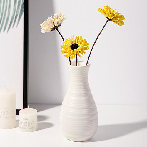 Home Decorative Plastic Nordic Vases Flower Arrangements Dry Wet Flower Vases