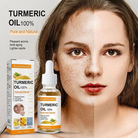 10ml Turmeric Facial Repair Serum Anti-Wrinkle Face Essential Oil Moisturizing Brighten Whitening