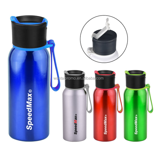 Aluminium Water Bottle – Lightweight, Leakproof & Reusable Sports Bottle, BPA-Free, for Gym, Office, Travel, Hiking & Outdoor Use (Multiple Sizes & Colors)