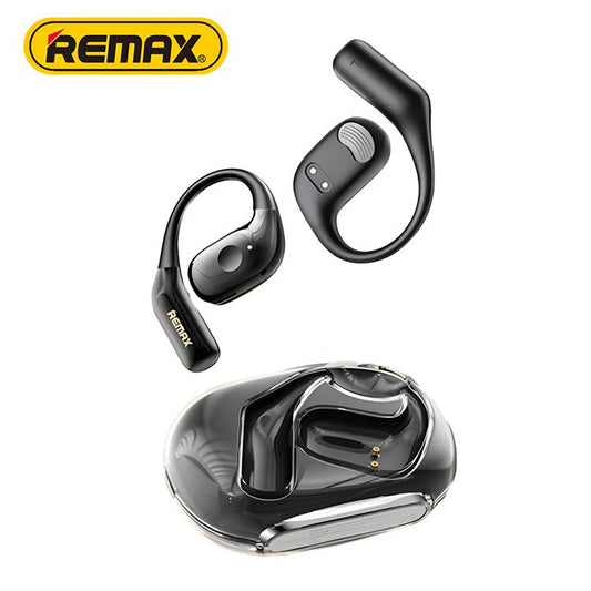 REMAX Open Ear Waterproof Earbuds – Over Ear Air Conduction Sports Wireless Gaming TWS Headphones with Clear Sound & Comfort Fit