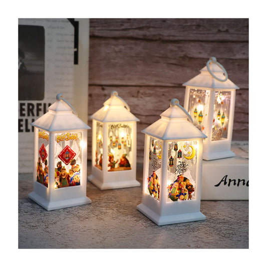 Mini LED Light Ornaments for Christmas Party Tabletop Decoration and Gift Xmas Crafts Holiday Supplies